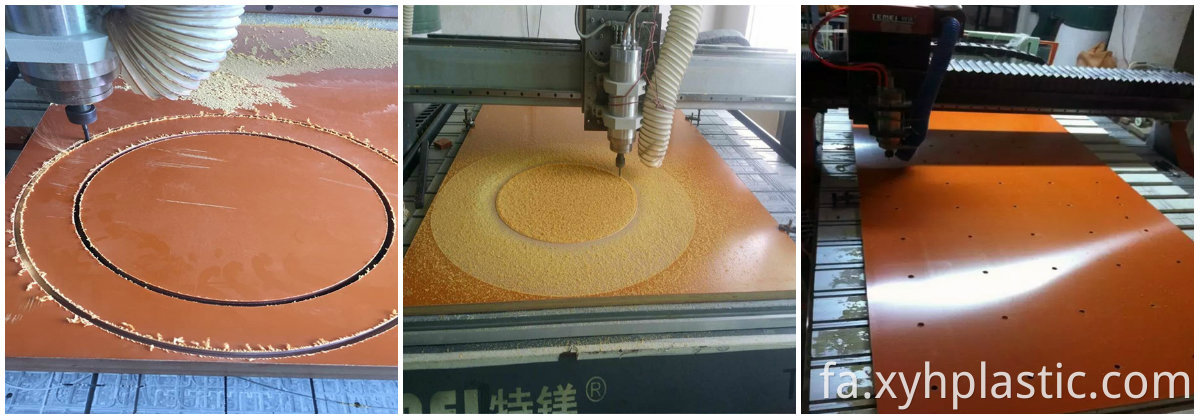Processing bakelite board